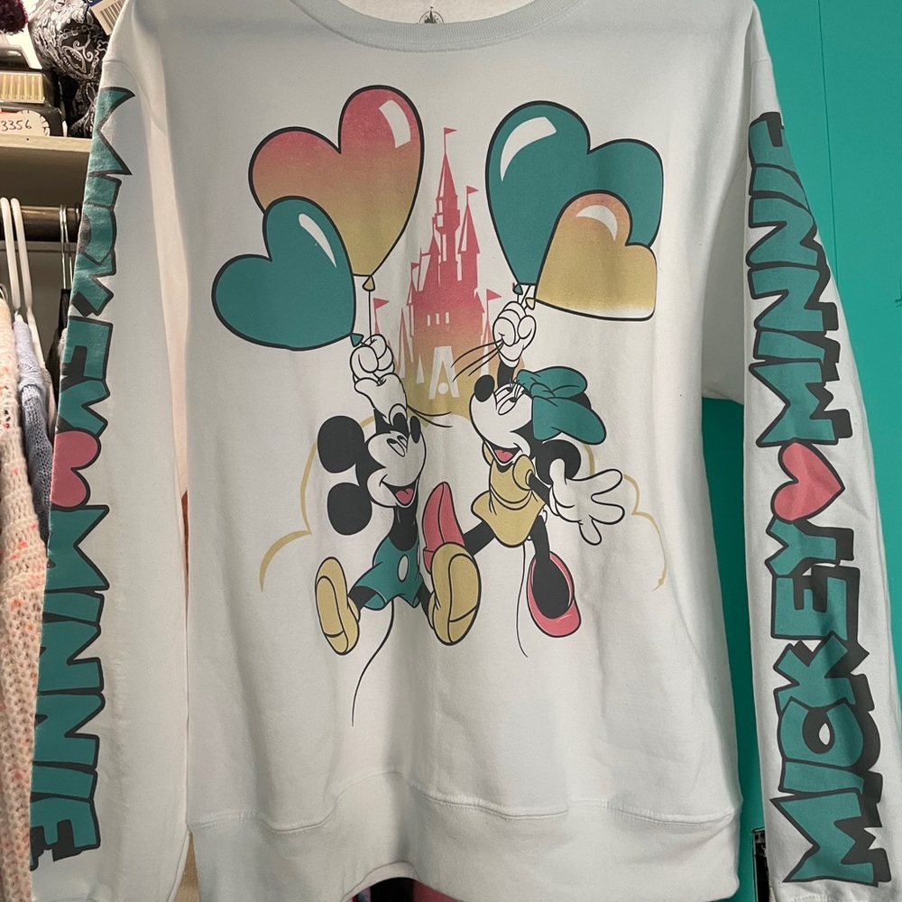 Disney Size Small Crew Sweatshirt